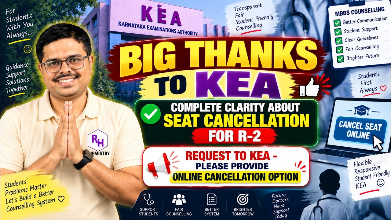 KEA NEET R-2 Seat Cancellation Complete Clarity | Request to KEA for Online Cancellation| BIG THANKS