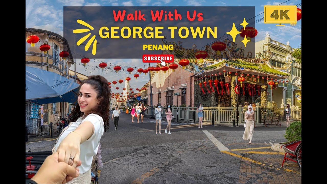 Walking in George Town Penang | 4K ASMR POV | Old Town UNESCO Heritage Streets | Walk With Us