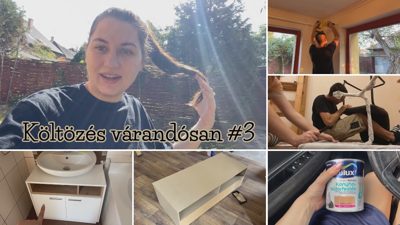 Költözős Vlog #3 - Ikea, Bauhaus, Bútor összeszerelés