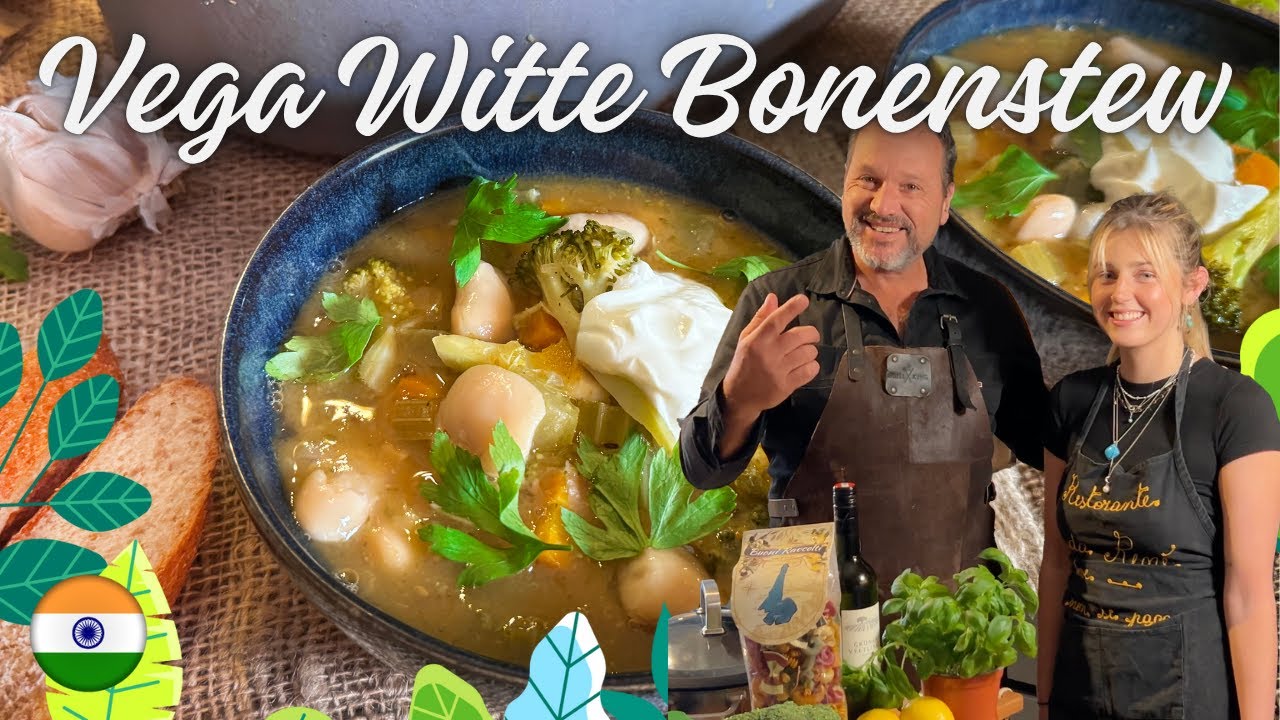 Toscaanse Witte Bonenstoof – Vegetarisch Comfortfood met Rosa 🇮🇹🥣