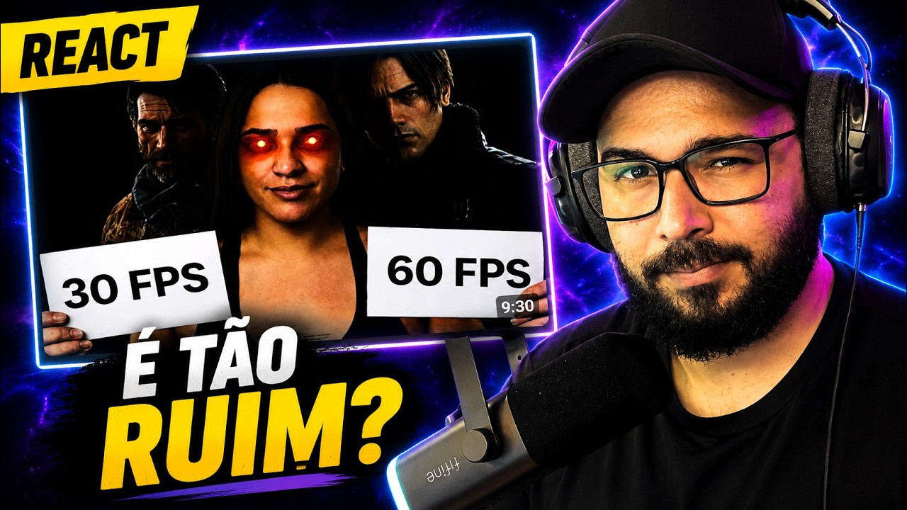 A VERDADE SOBRE 30 vs 60 FPS? Será Que Acreditamos Numa Ilusão?