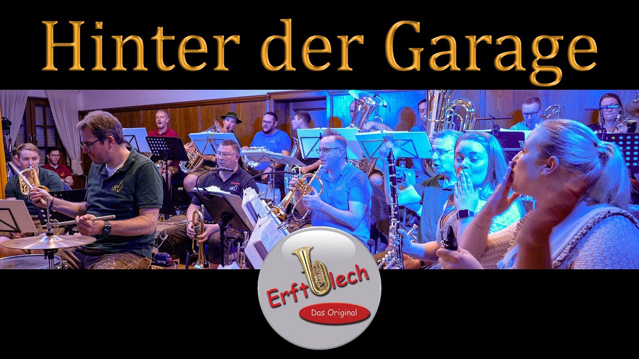 HINTER DER GARAGE (mit Gesang) | Erftblech - Das Original