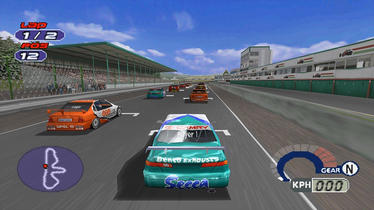 WTC: World Touring Car Championship (PSX) - Enhanced Graphics in 4K (+Widescreen) - Gameplay