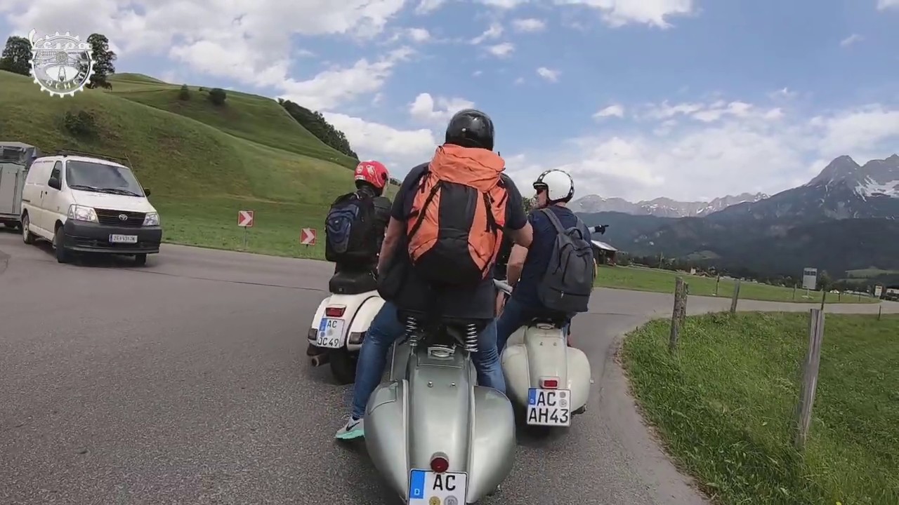 Vespa Club Aachen at Alp Days 2019 - Sonnenaufgangstour und mehr [FHD]