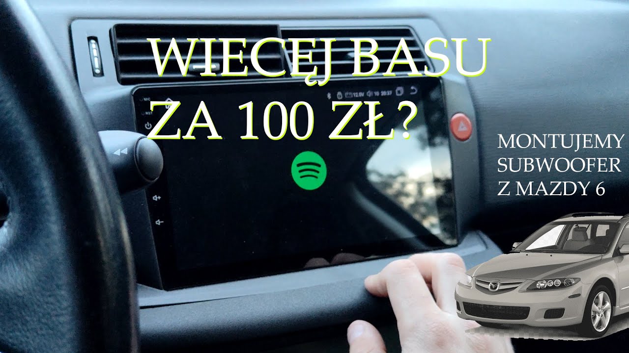 SUBWOOFER AKTYWNY BOSE Z MAZDY 6 W KAŻDYM AUCIE! Jak niskim kosztem poprawić audio?