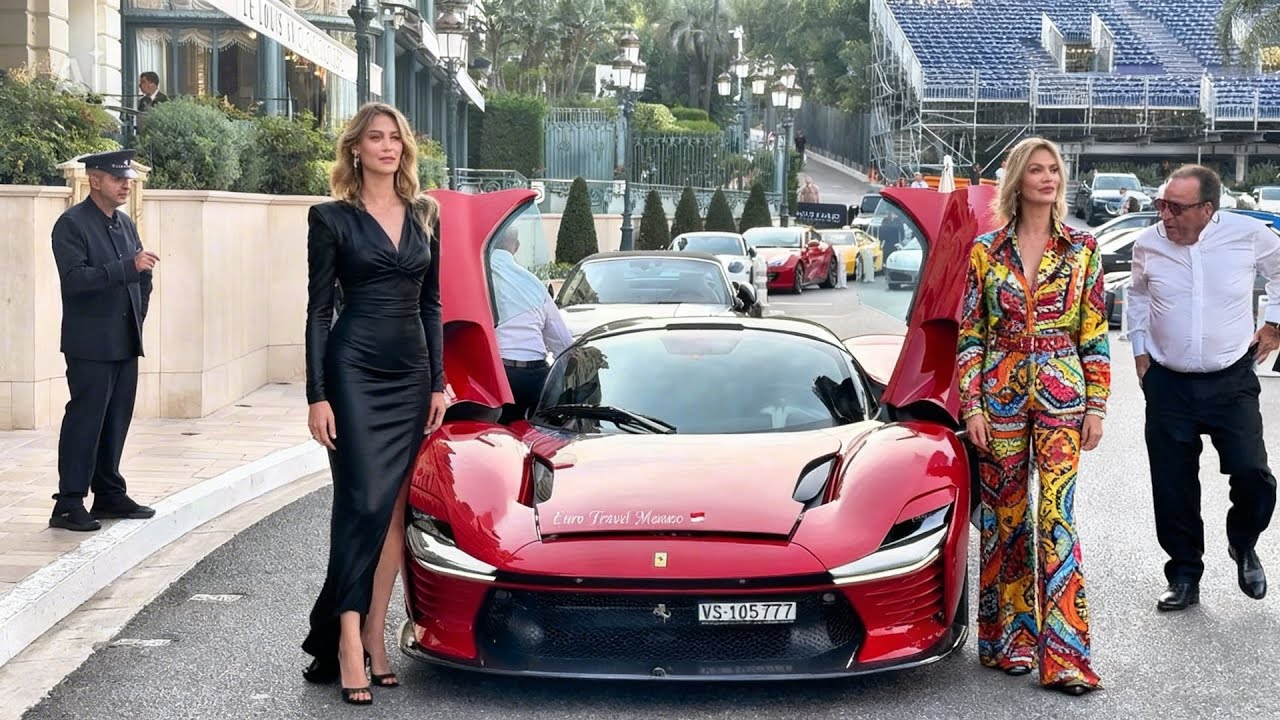 MONACO BEST SUMMER MILLIONAIRE SHOWING SUPERCARS #trending #viral #billionaire