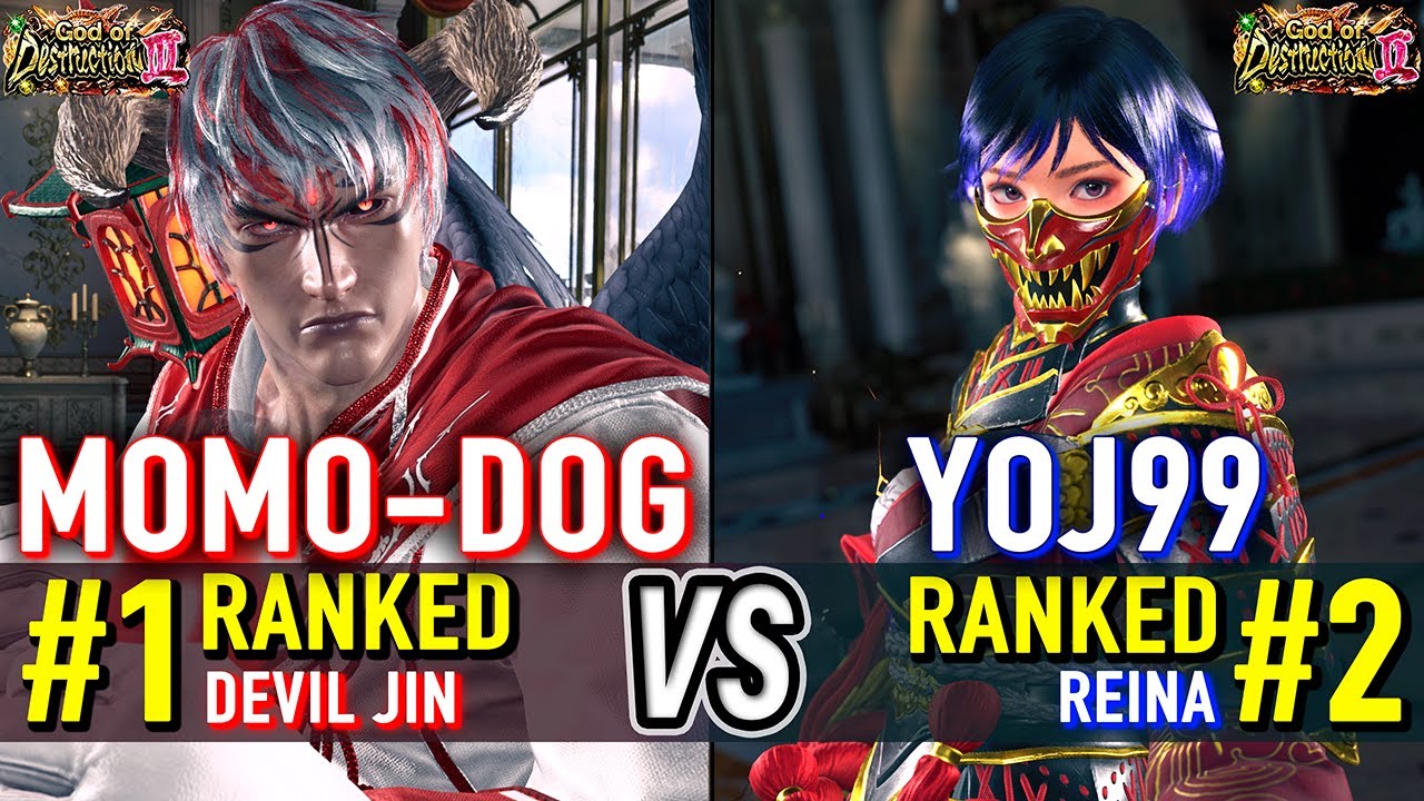 T8 🔥 MOMO-DOG (#1 Ranked Devil Jin) vs YOJ99 (#2 Ranked Reina) 🔥 Tekken 8 High Level Gameplay