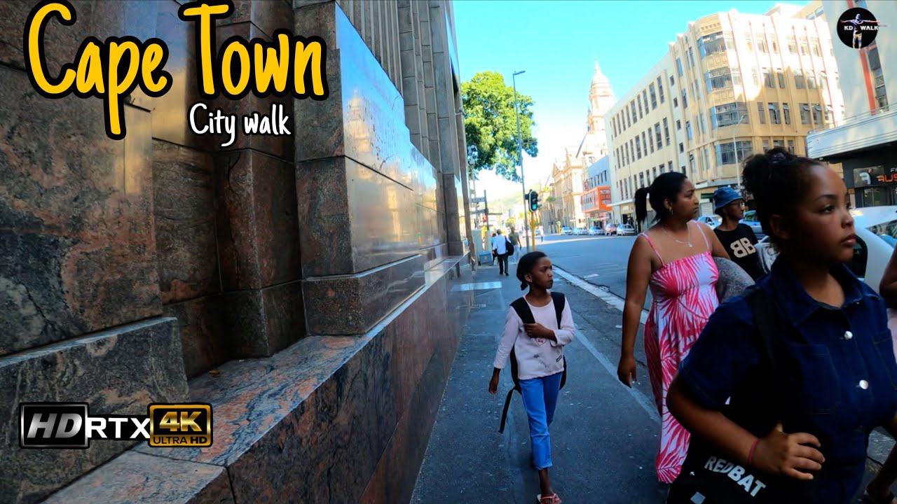 Cape Town CBD Walk EP.1 | Busy City Streets | POV 4K HDR