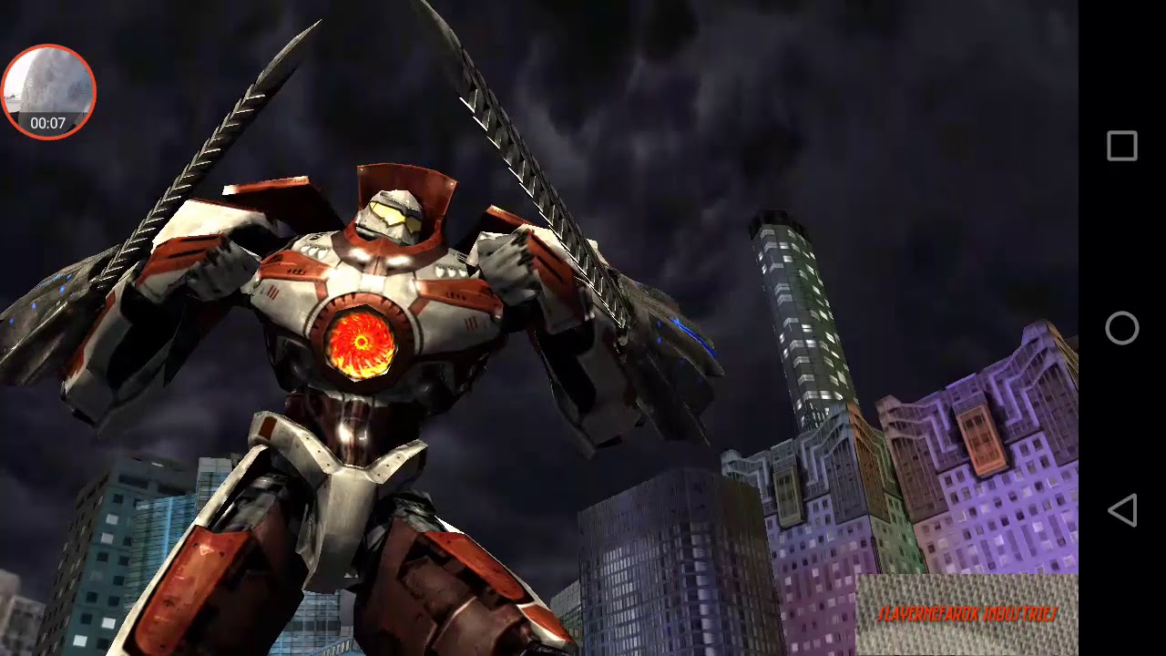 Pacífic Rim mobile: Gipsy Danger VS Scunner