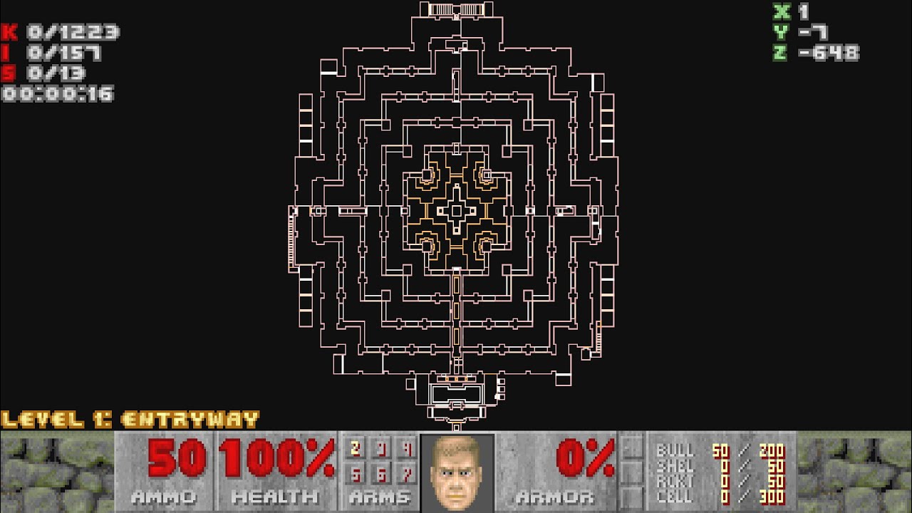 Crux Funestus by isthisnametaken | Doom II, slaughter map