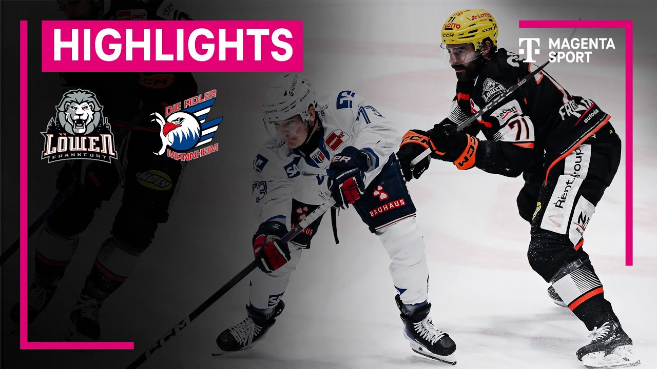 L&ouml;wen Frankfurt - Adler Mannheim | PENNY DEL | MAGENTA SPORT