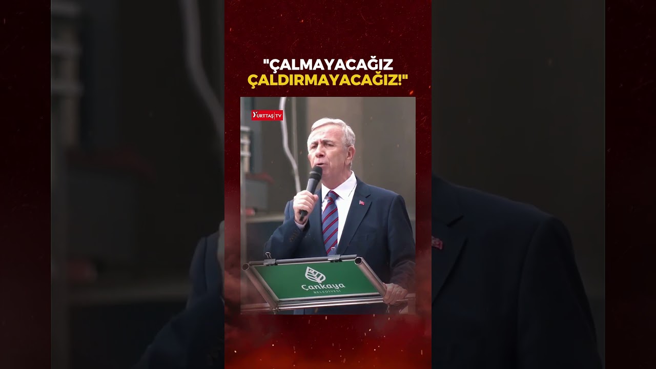 Mansur Yavaş: &Ccedil;almayacağız &ccedil;aldırmayacağız! Adalet vadediyoruz!