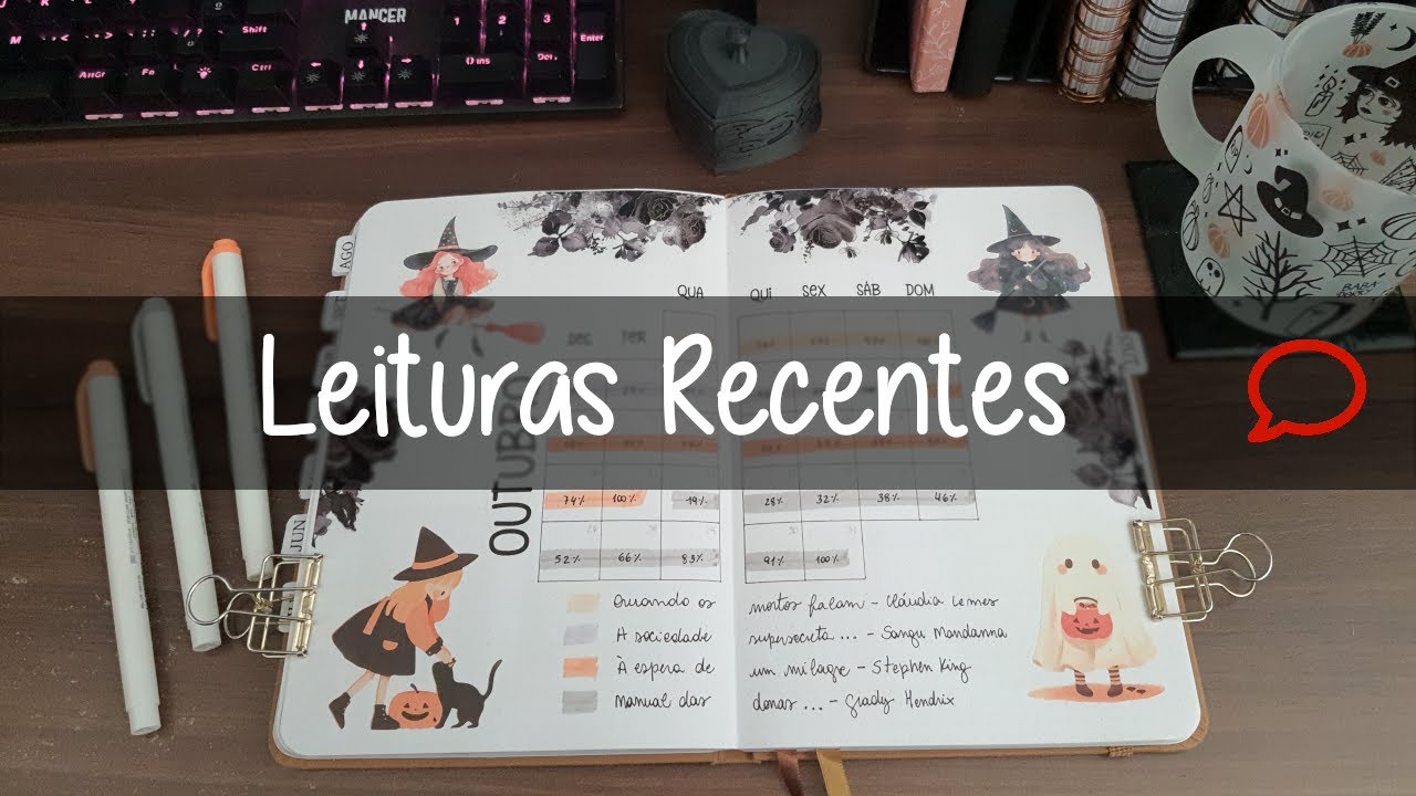 Caderno de Leituras: Setembro e Outubro 2025 (Reading Journal) | Julyanna Mazzolli