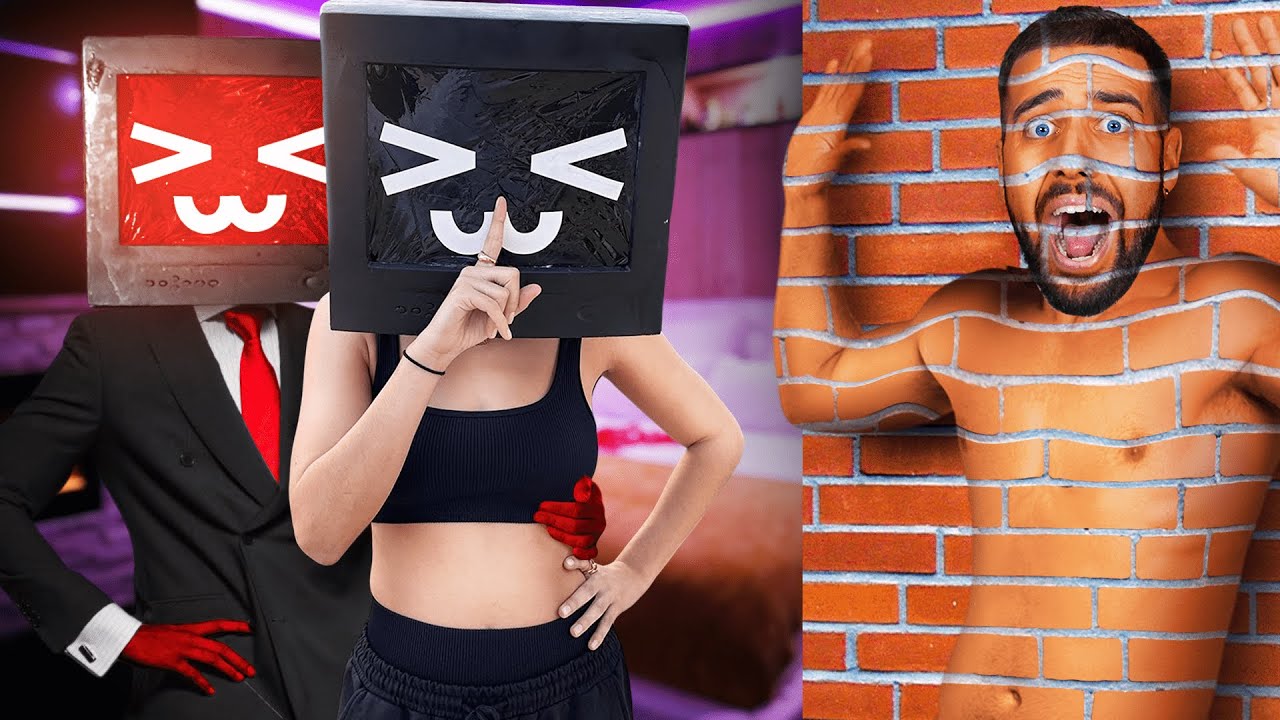 J'espionne TV WOMAN Dans la VRAIE VIE ! Elle voit quelqu'un ?! 🤬