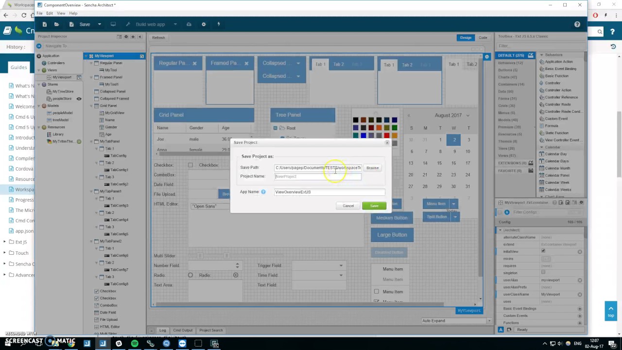 Sencha Architect Tutorial - Multiple SA ExtJS apps in one workspace