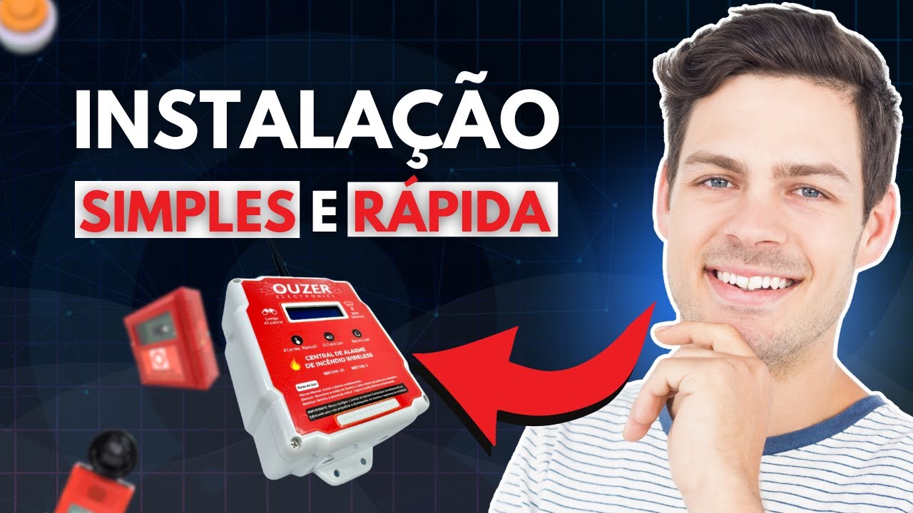 Sistema de Detecção de Incêndio Sem Fio (Wireless) - V7 - Ouzer