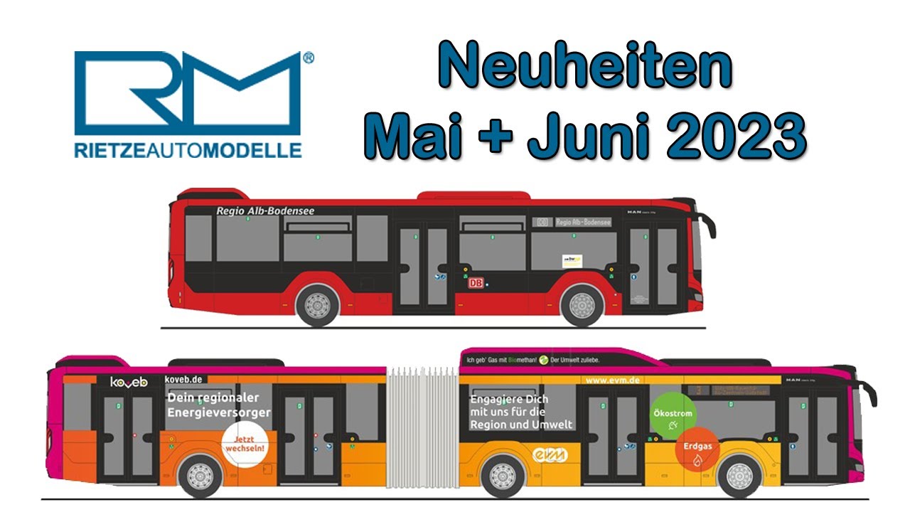 Rietze Modellauto Neuheiten Mai + Juni 2023 | Spur H0