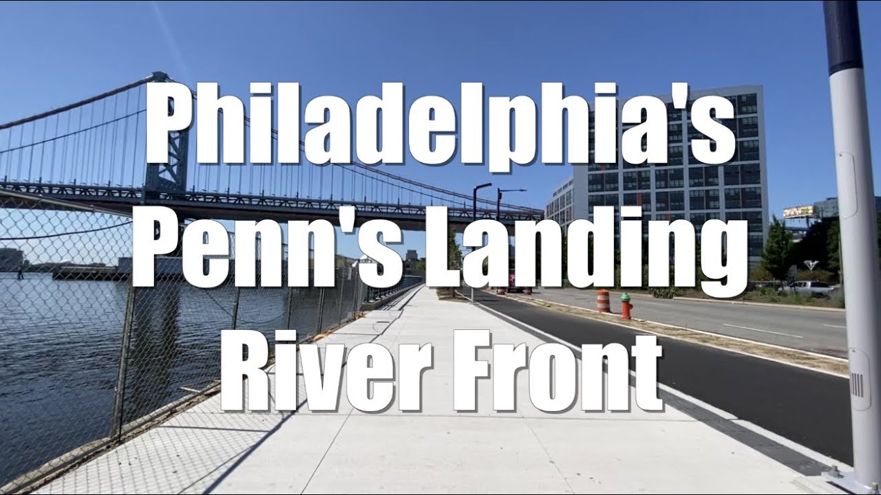 Cycling Tour Philadelphia's Penn's Landing Water Front | New 6 Mile Jogging & Cycling Trail Before