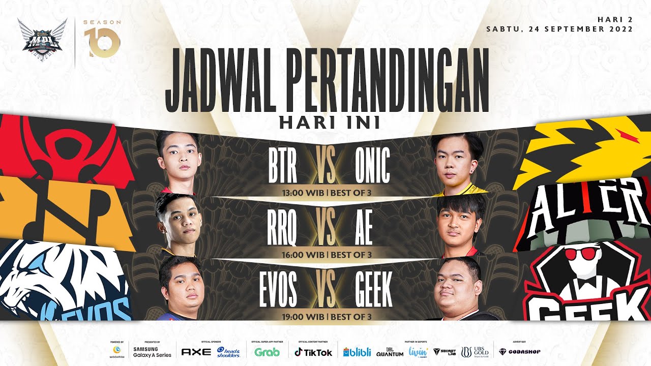 [LIVE] Regular Season MPL ID S10 | Minggu ke-7 Hari 2