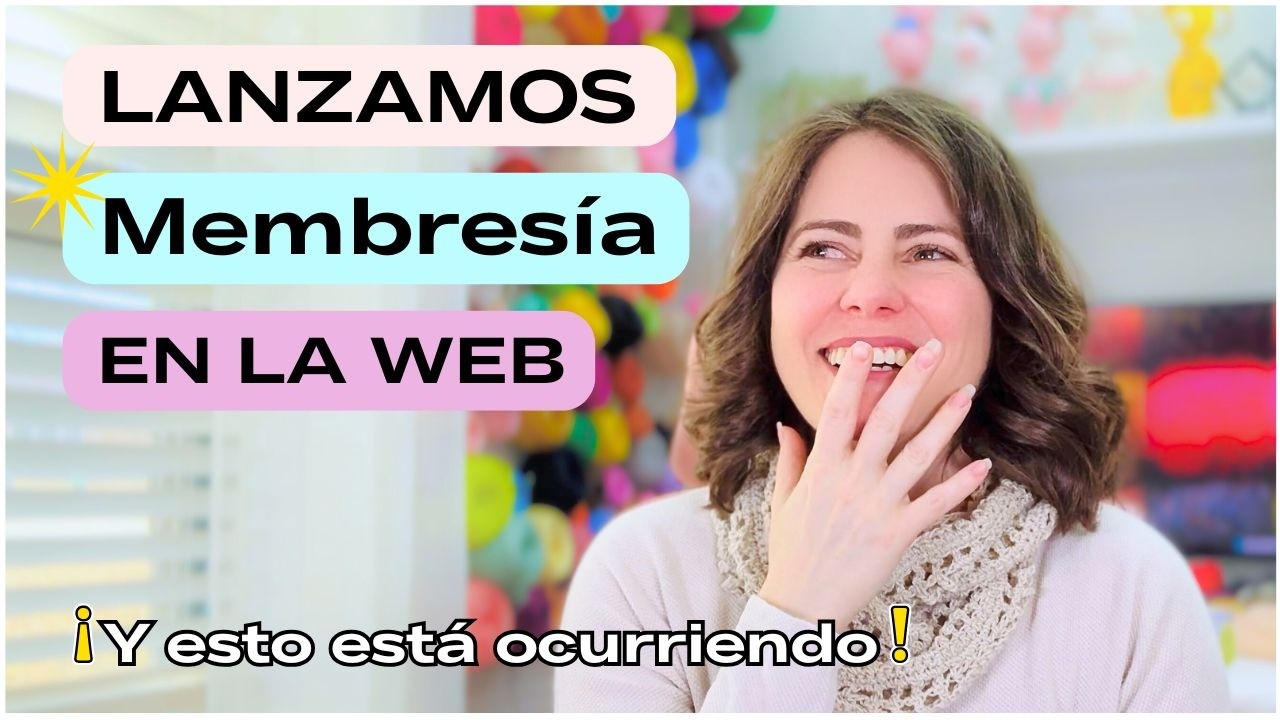 ¡YA ESTÁ AQUÍ! 🎉 Únanse a nuestra Membresía Exclusiva y tejamos juntas 🧶✨