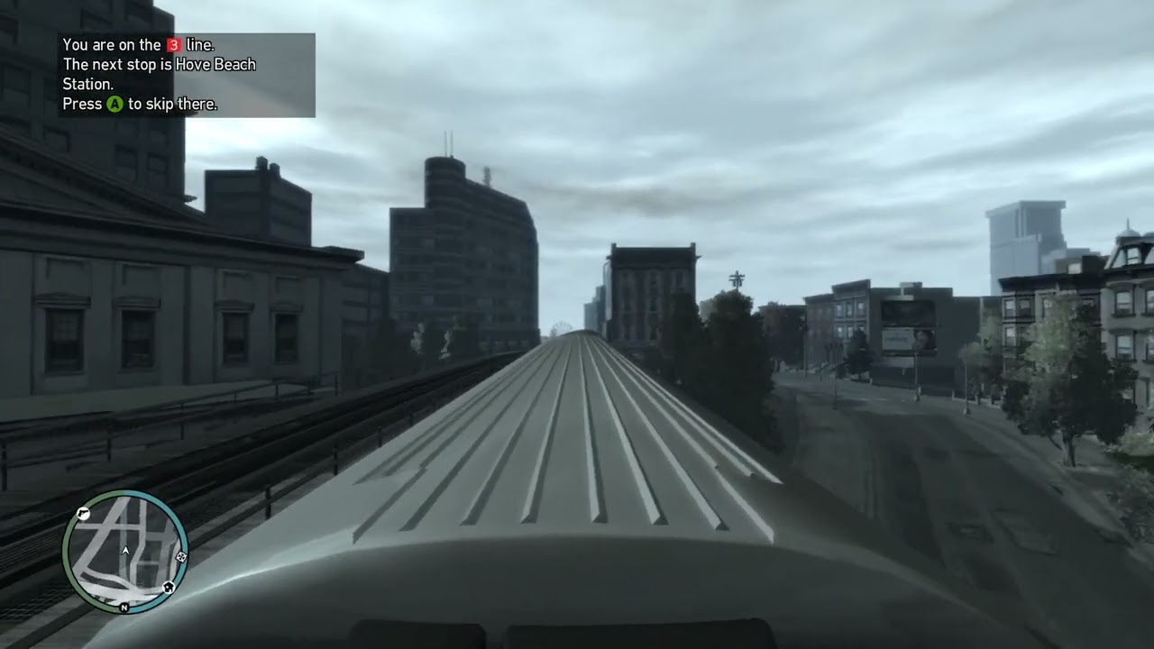 Grand Theft Auto 4 Gameplay North Park To West Park Walk and Call Patrick Show Night Next Hour