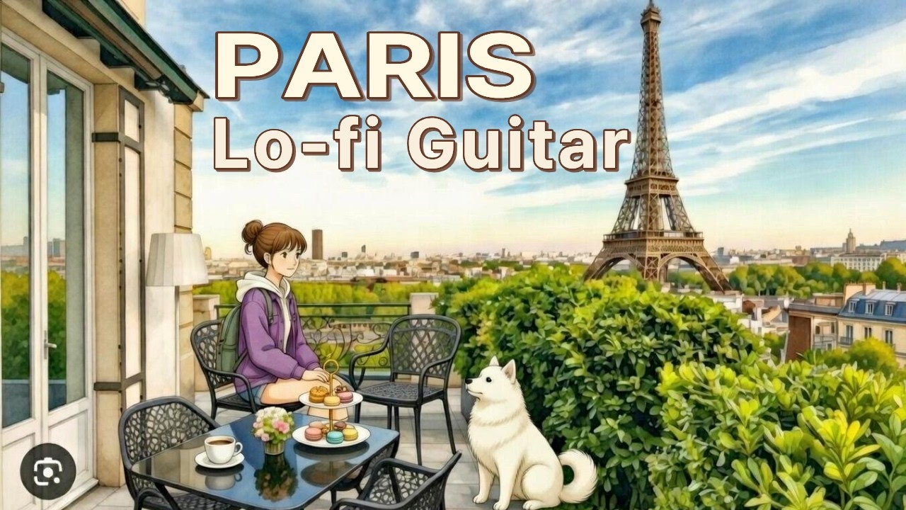 Sunny Afternoon in Paris 🌤 Soft Classical Guitar (1 Hour)