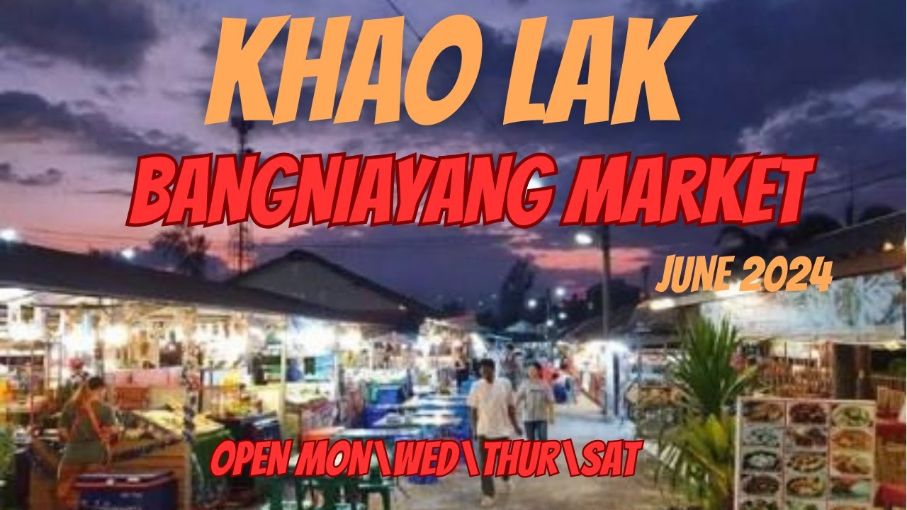 KHAO LAK SHOPPING - Bangnaing Market Khao Lak #khaolak   #thailand #touristdestination #travel