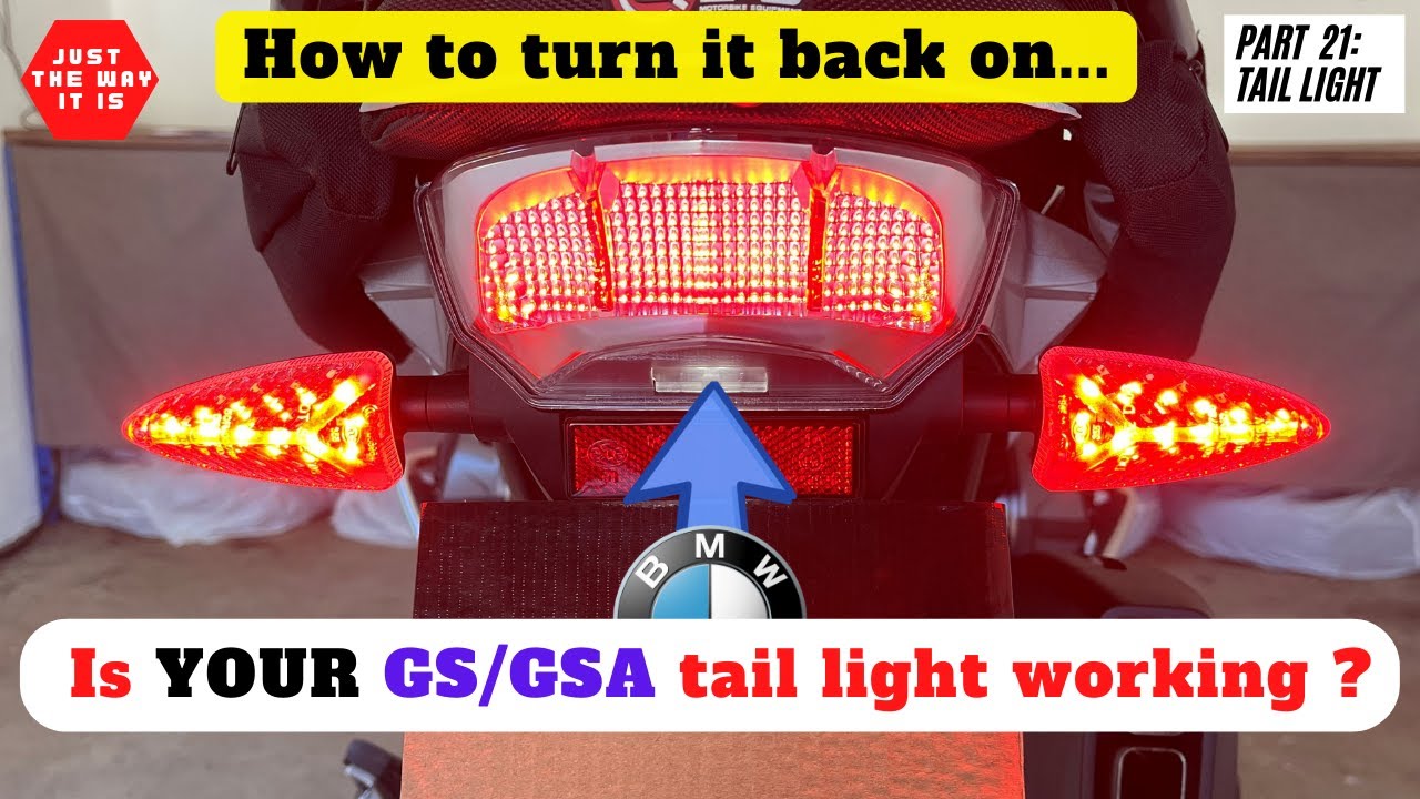 EP:21 Модуль Weiser Technik EXT-Run-on для BMW GS/A. Повторная активация светодиодных задних фона...