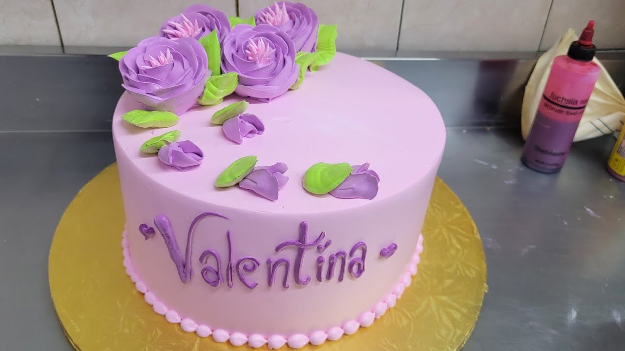 decoración de pastel para baby shower, técnica fácil