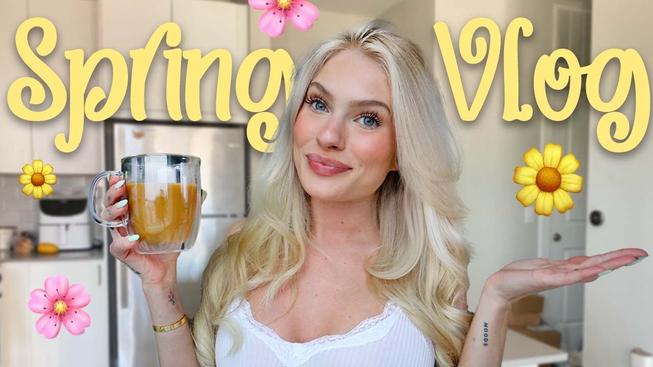 A PRODUCTIVE SPRING VLOG! *barre, spring cleaning, shopping*