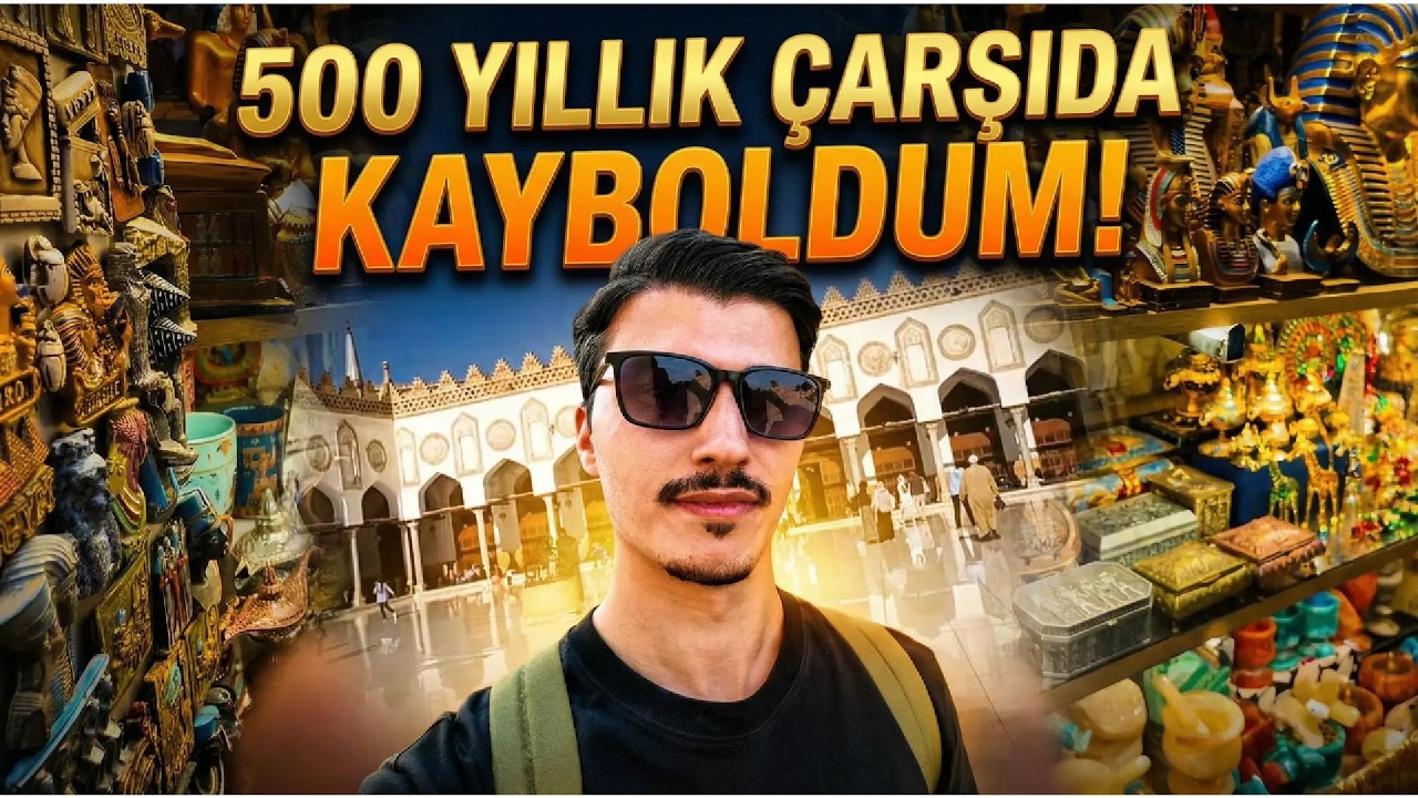 Mısır Han El Halili Çarşısı Büyüledi! El Ezher Camii ve Gece Yolculuğu | Vlog Part 2