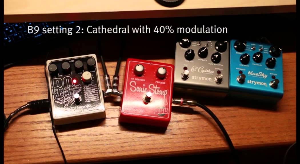 Ambient Guitar Music Using Electro-Harmonix B9 Organ Machine + Strymon El Capistan and Blue Sky