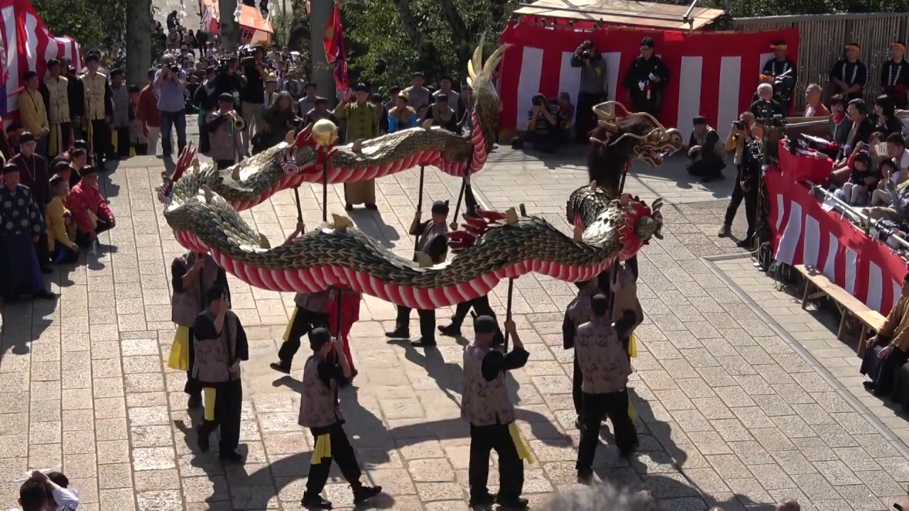 令和元年長崎くんち　籠町・龍踊　後日・諏訪神社　20191009