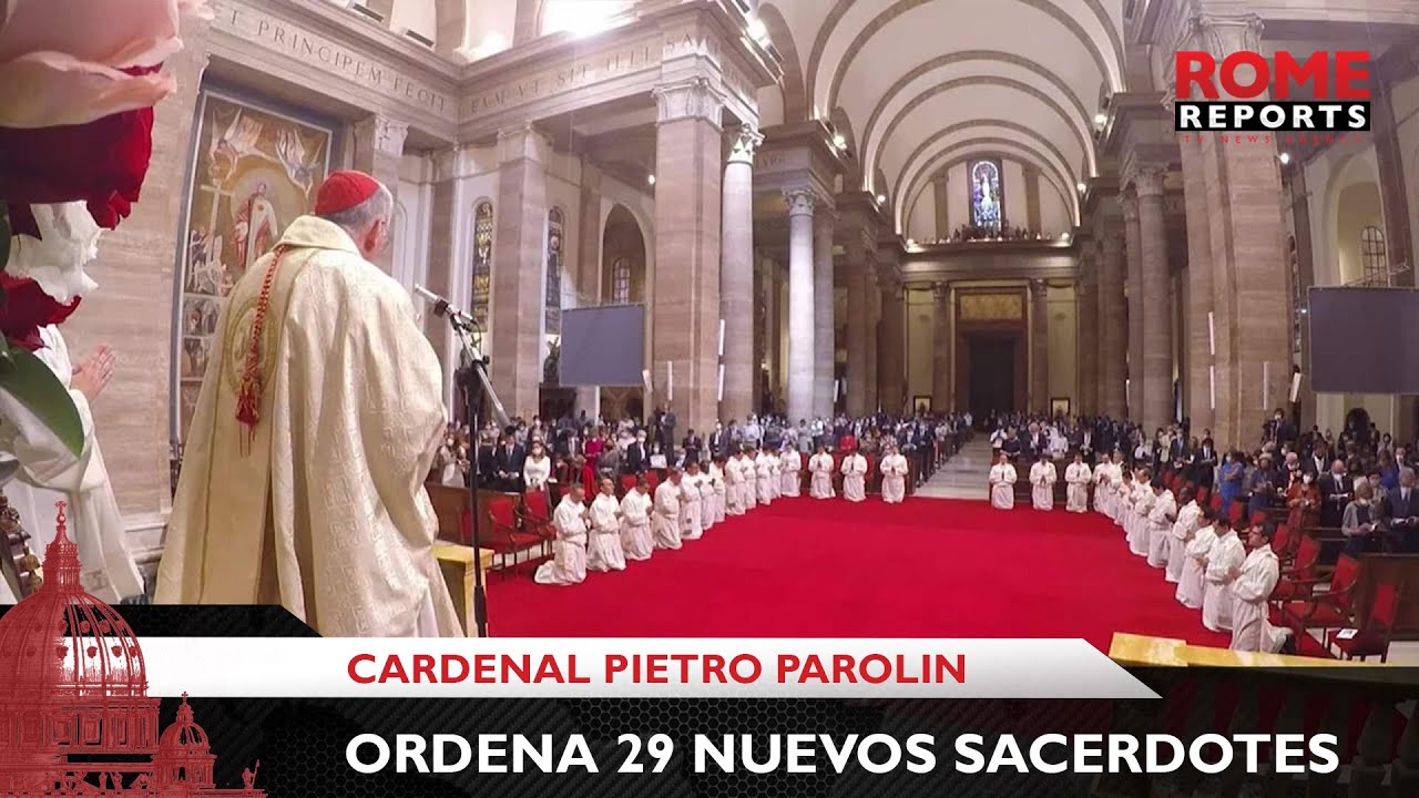 Cardenal Pietro Parolin ordena a 29 nuevos sacerdotes del Opus Dei