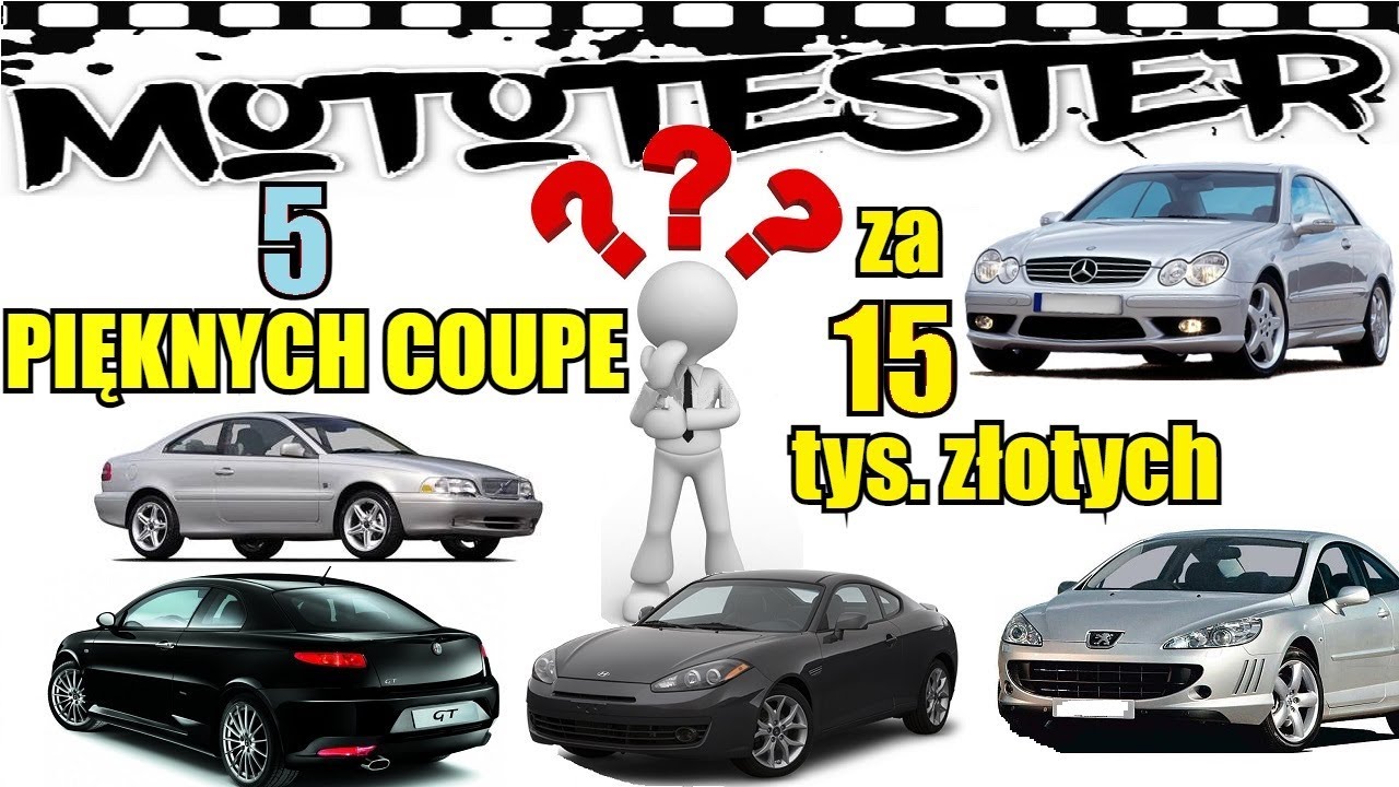 5 NIETUZINKOWYCH AUT za 15 tys. zł typu COUPE #TOP 80 MotoTester