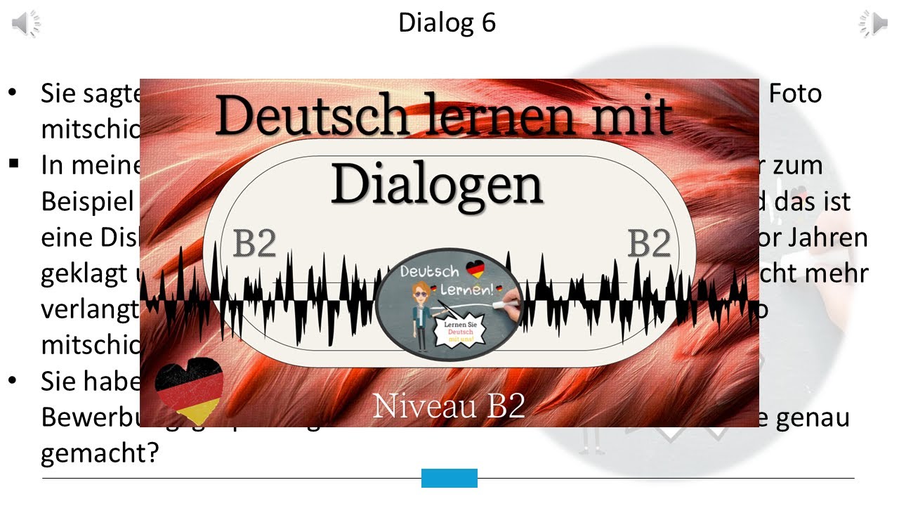 Dialoge B2 | Deutsch lernen durch H&ouml;ren | 11 |