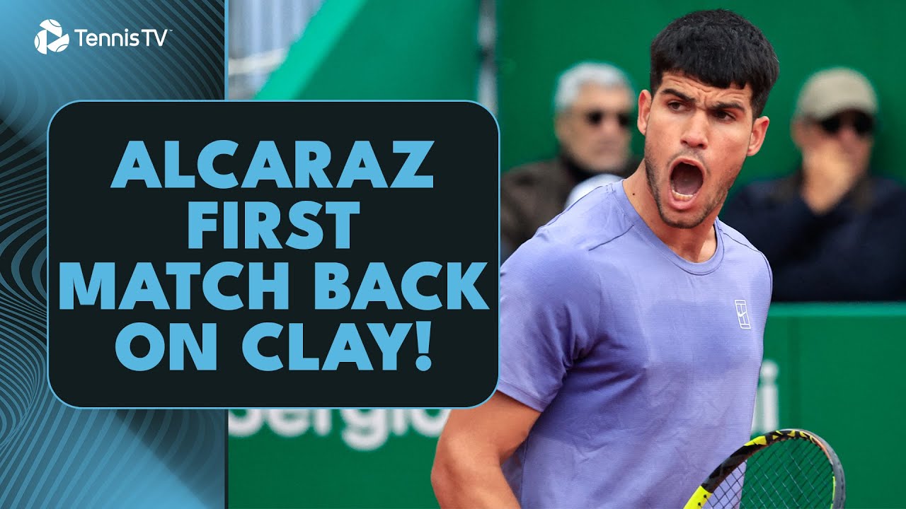 Francisco Cerundolo vs Carlos Alcaraz Entertaining Match! | Monte-Carlo 2025 Highlights