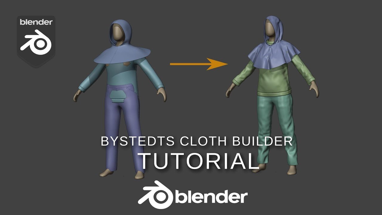Bystedts cloth builder - Blender addon tutorial