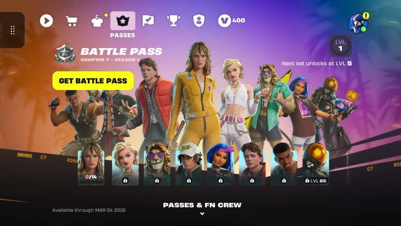 Intro & Battle Pass Fortnite Chapter 7 Pacific Break Season 1 
