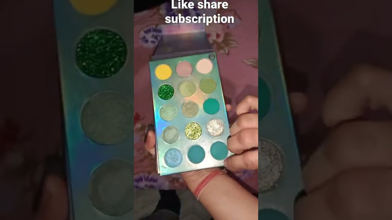 #shorts#review of COLORBOARD eyeshadow pallete#youtubeshorts