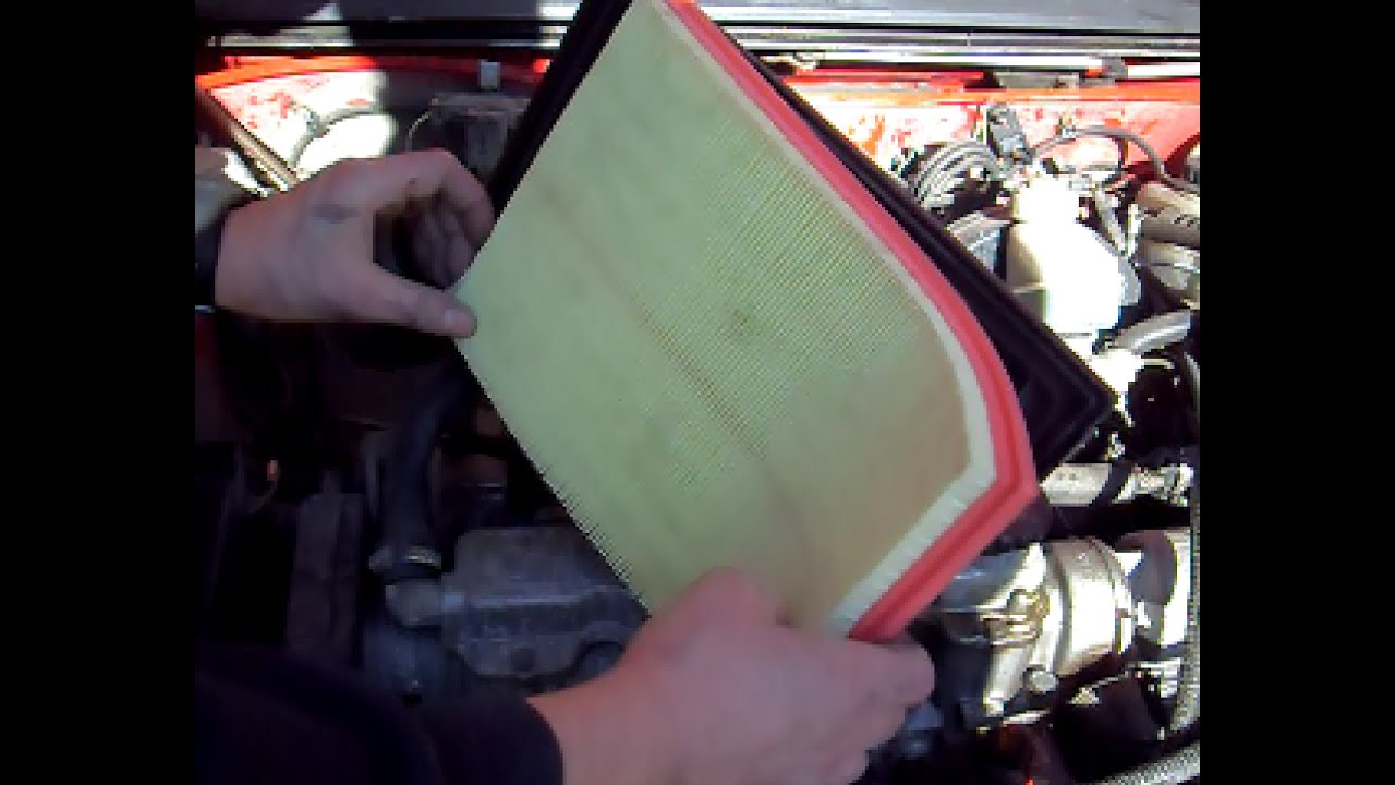Wymiana filtra powietrza Opel Astra