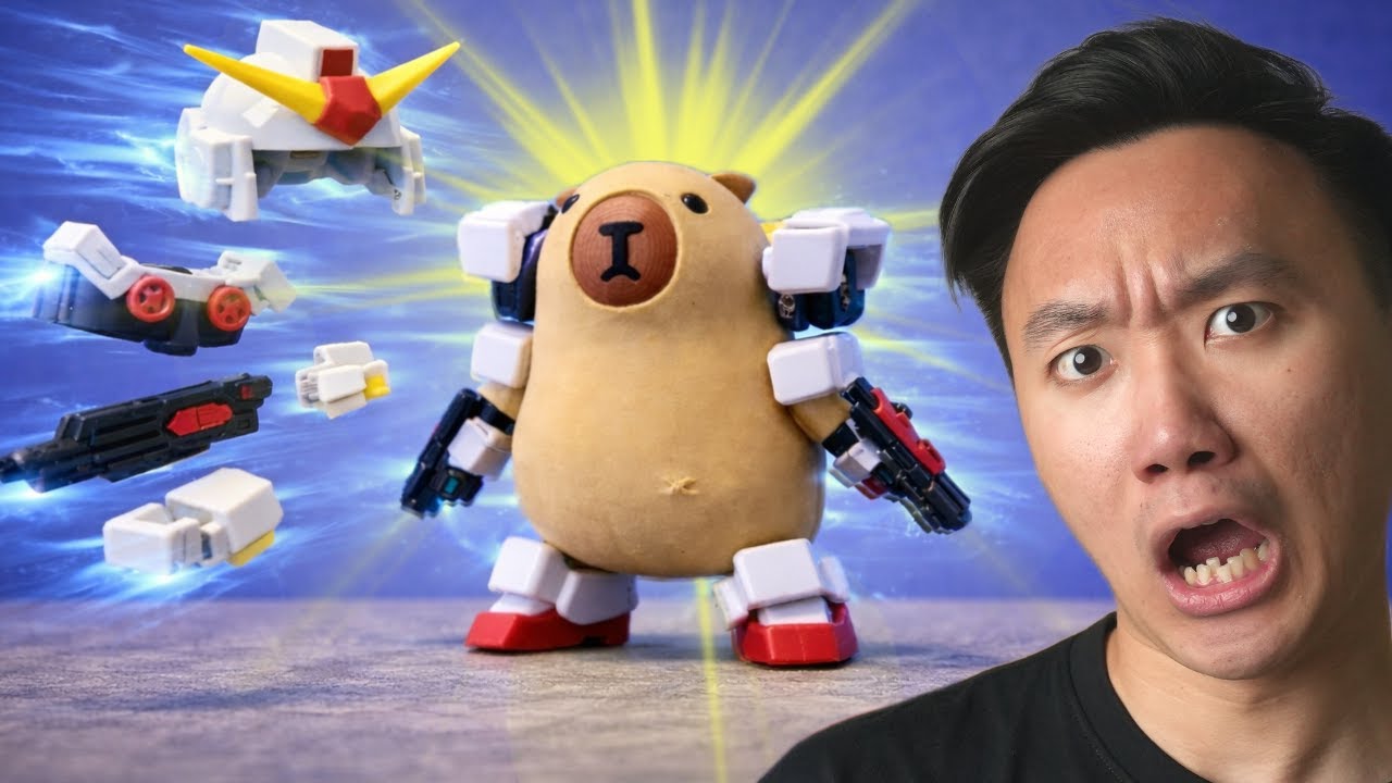 GUNDAM KAPIBARA ?? REVIEW MAINAN KOCAK SERBA KAPIBARA !!