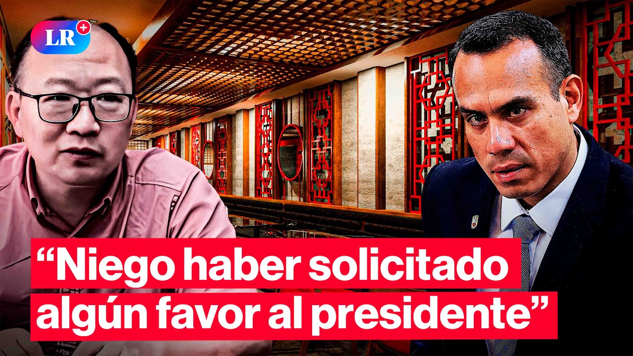 🚨 ¡URGENTE! Empresario chino niega haber pedido favores políticos al presidente José Jerí #HLR