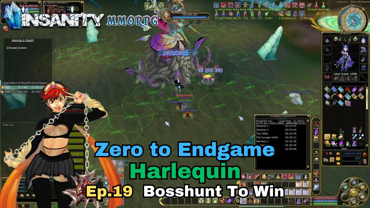 Insanity FlyFF - ZTE Harlequin Series Ep.19 - Bosshunt to Win