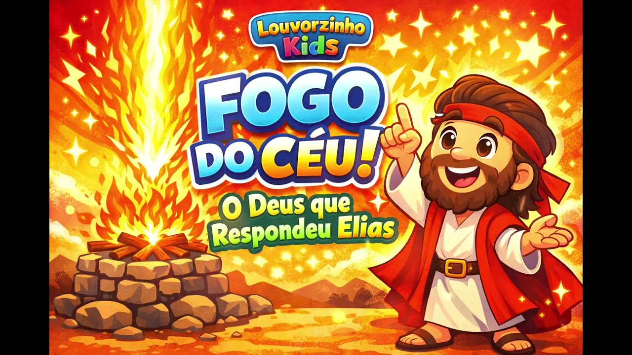 🔥 Desce Fogo do Céu! – História de Elias para Crianças