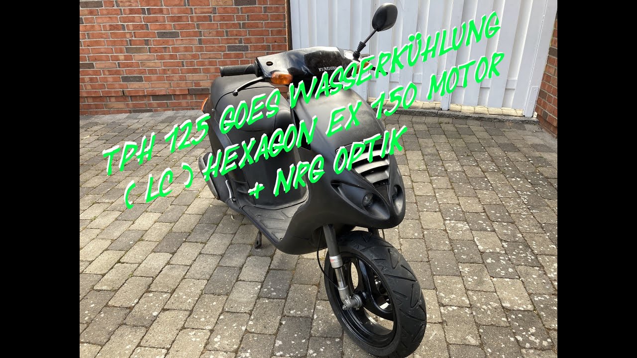 Piaggio TPH 125/172 auf NRG Front und Hexagon 150 EX Motor umbauen - TPH/NRG 150 mit 16 PS Serie