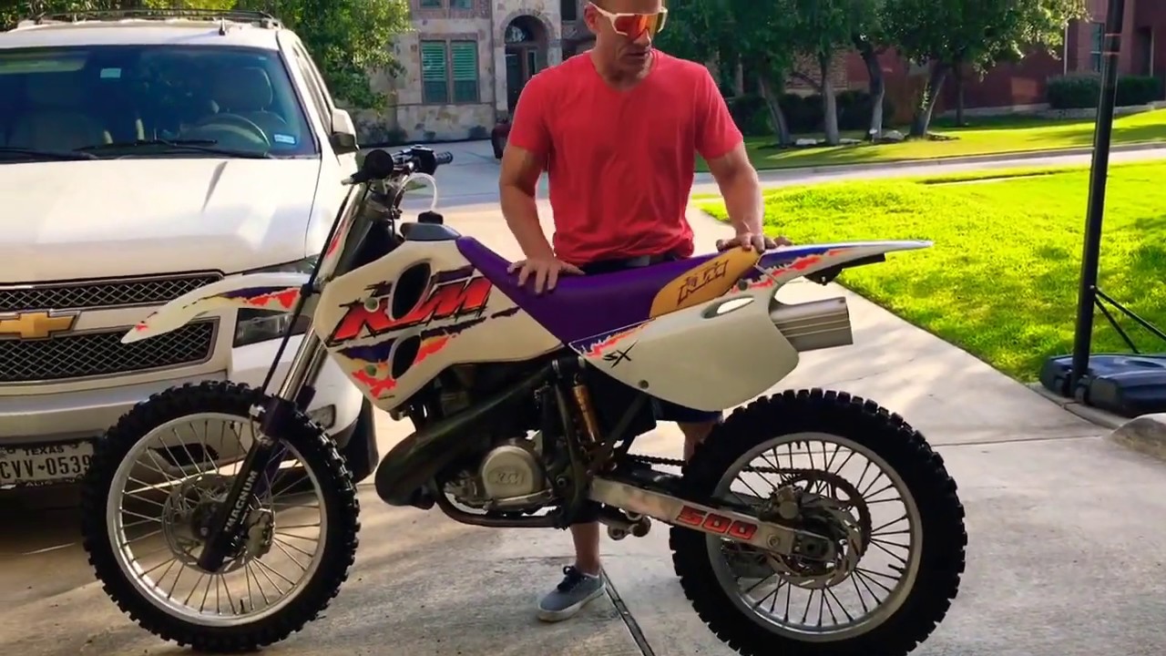 KTM 440 550 500 MXC two stroke CR KX big bore vintage sx