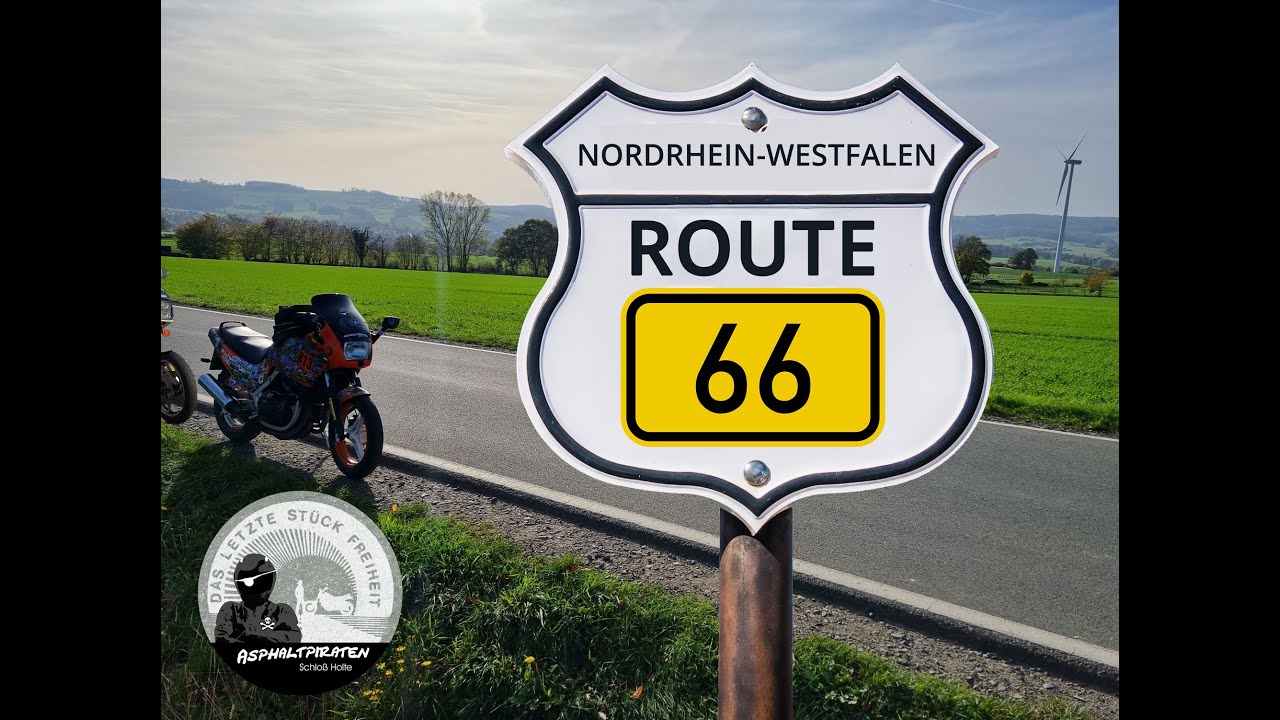 Die deutsche Route 66 in Ostwestfalen – Bundesstraße 66 mit dem Motorrad
