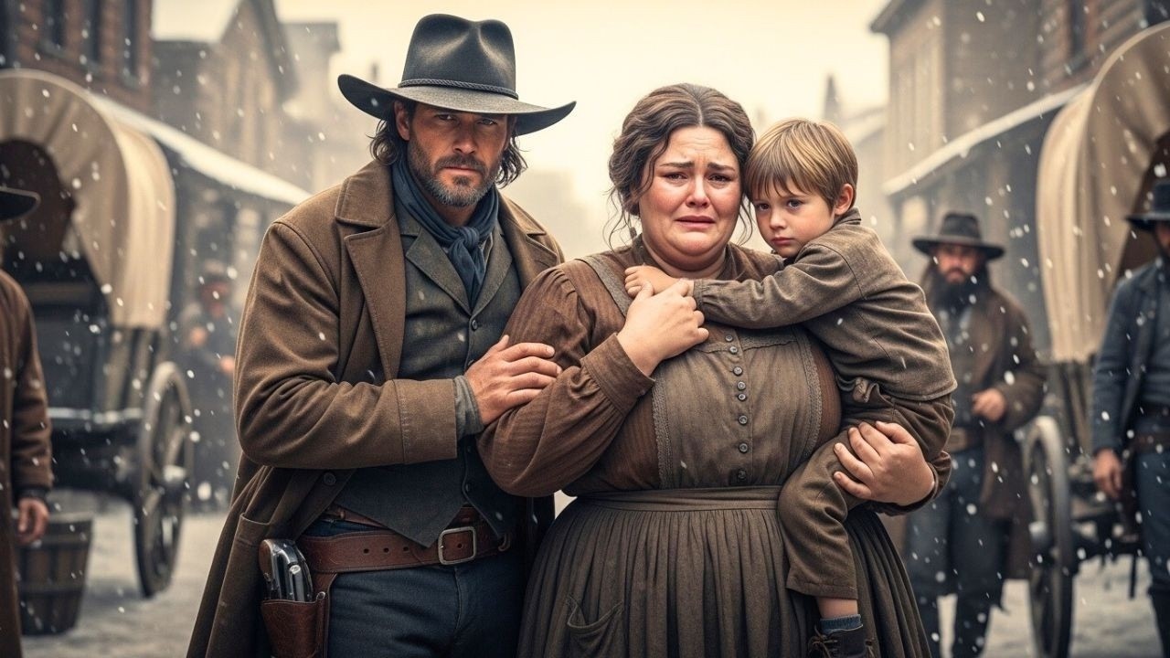 Byla prodána spolu se svým malým bratrem — dokud osamělý kovboj neřekl: „Se mnou jsi v bezpečí.“