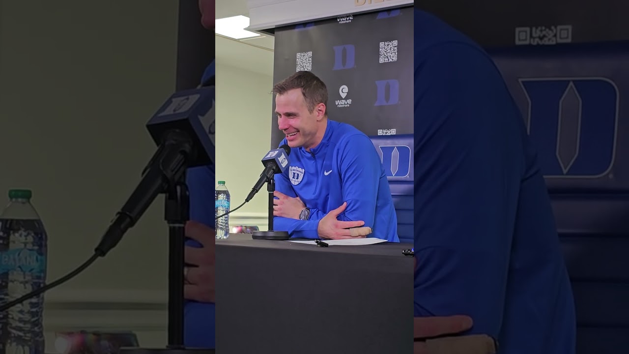 Jon Scheyer's Press Conference Following Revenge Win Over Archrival